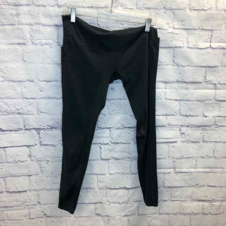 Enerful Black Size L Maternity Leggings