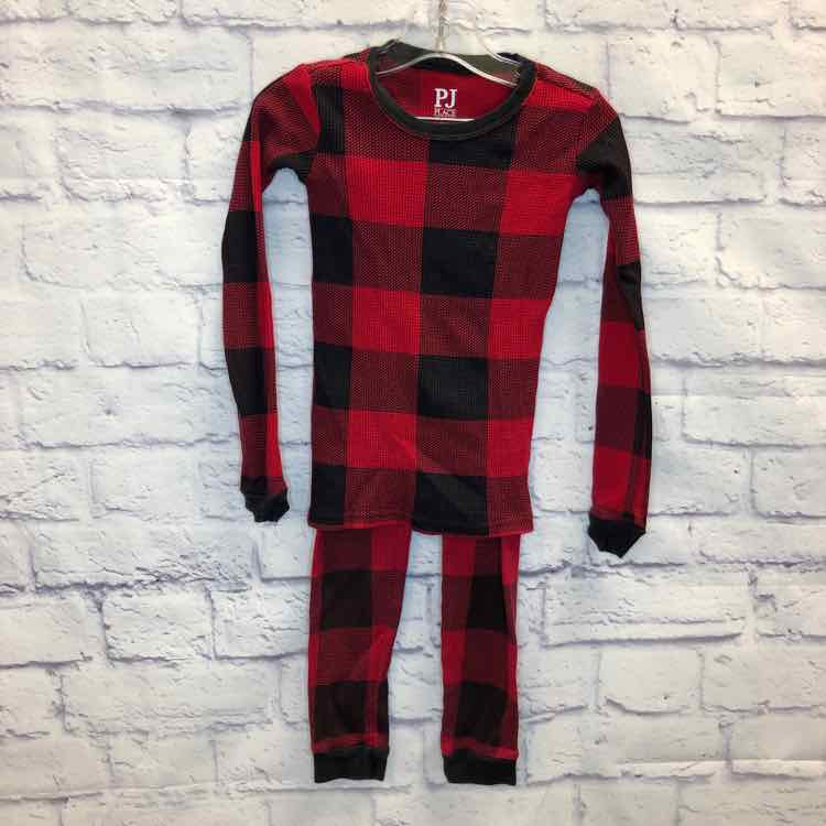 Childrens Place Red & Black Size 5 Boys Pajamas