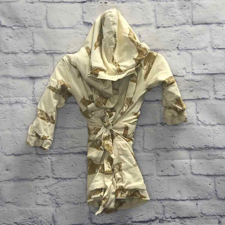 Kate Quinn Organics Cream Size 4T Boys Bathrobe