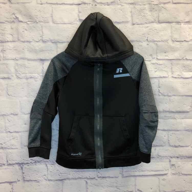 Russell Black Size 6 Boys Coat/Jacket