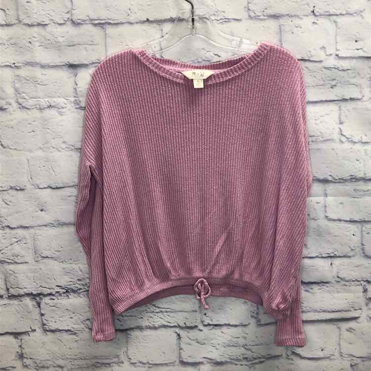 R+R Pink Size 8 Girls Long Sleeve Shirt