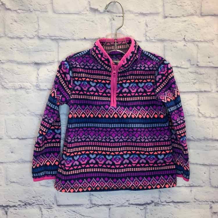 Oshkosh Purple Size 3T Girls Sweatshirt/Hoodie