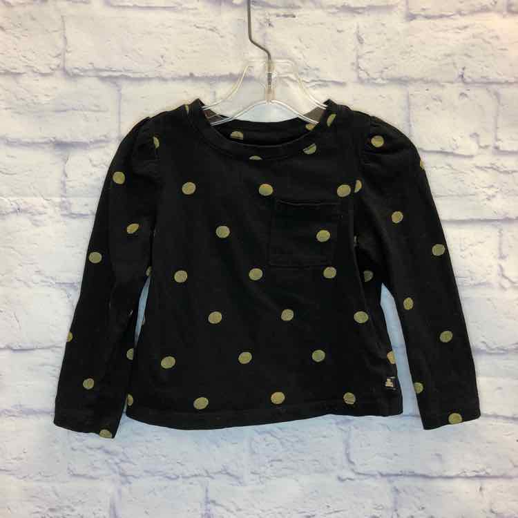 Gap Black Size 3T Girls Long Sleeve Shirt