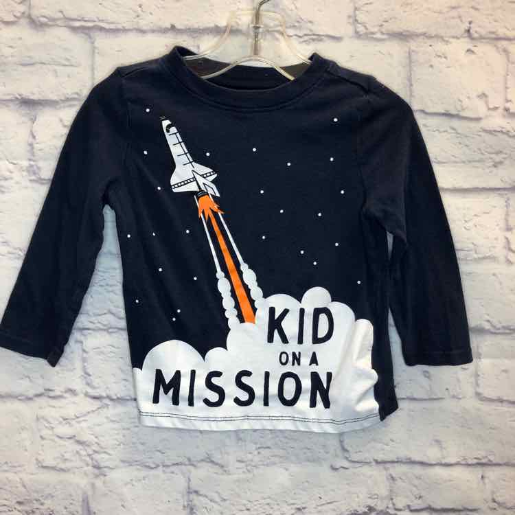 Old Navy Navy Size 18-24 months Boys Long Sleeve Shirt