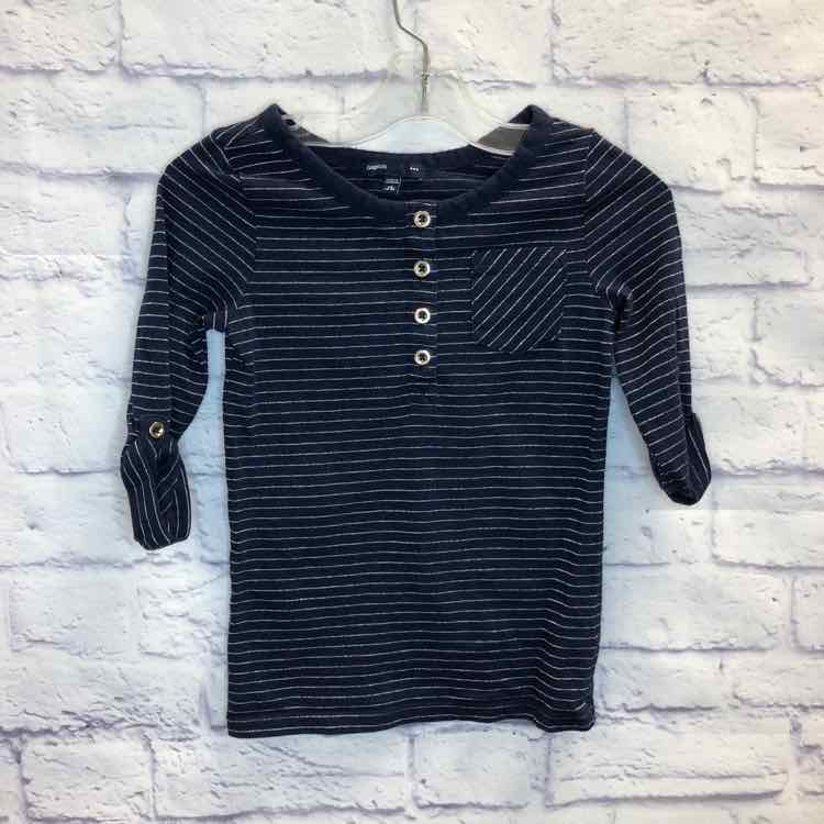 Gap Navy Size 4T Girls Long Sleeve Shirt
