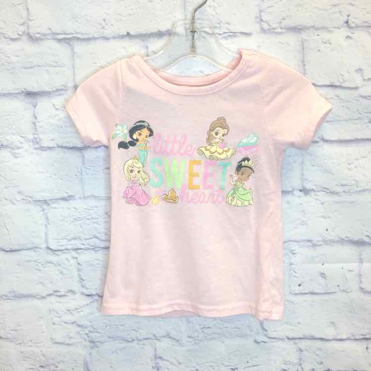 Disney Pink Size 2T Girls Short Sleeve Shirt