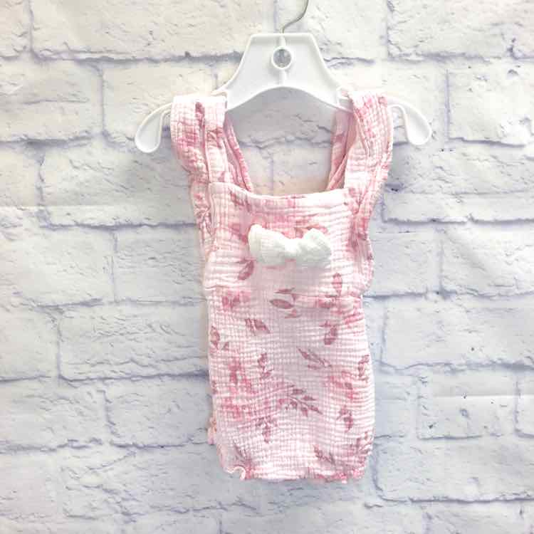 Emily and Oliver Pink Size 3-6 Months Girls Romper