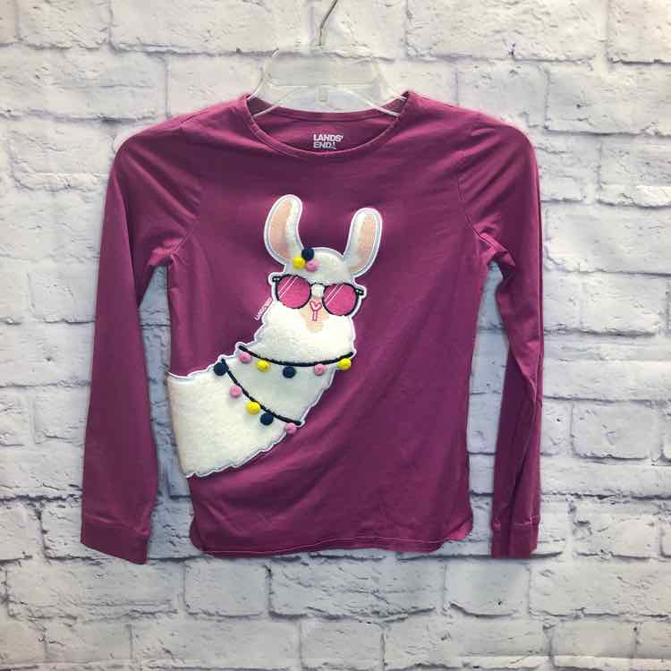Lands End Pink Size 10 Girls Long Sleeve Shirt