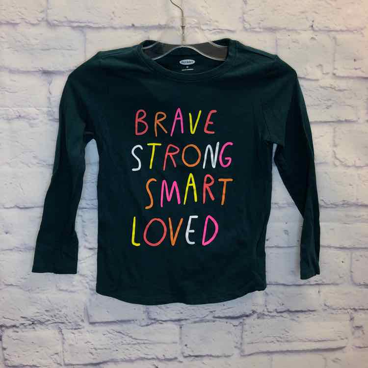 Old Navy Green Size 5 Girls Long Sleeve Shirt