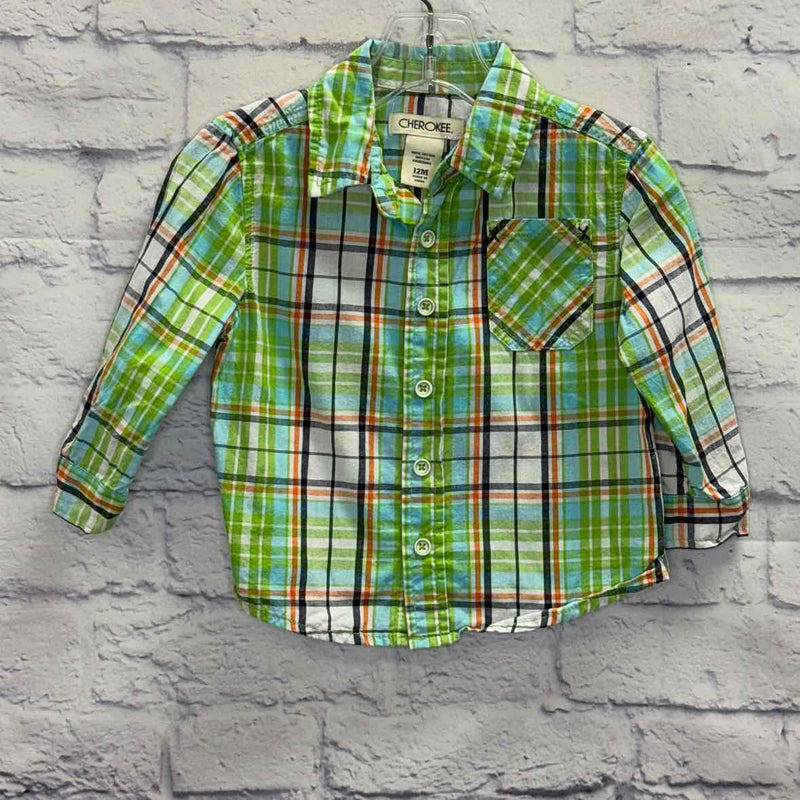 Cherokee Green Size 12 Months Boy Polo or Button Down