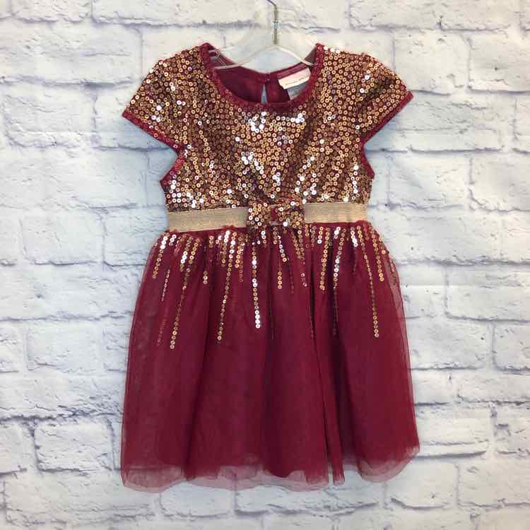 Little Lass Red Size 3T Girls Dress