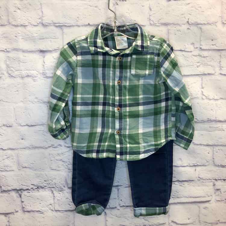 First Impressions Green Size 24 Months Boys 2 Piece Outfit