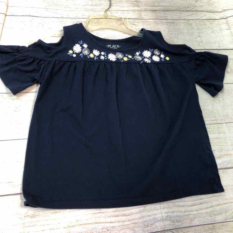 Childrens Place Navy Size 10 Girls Short Sleeve Shirt