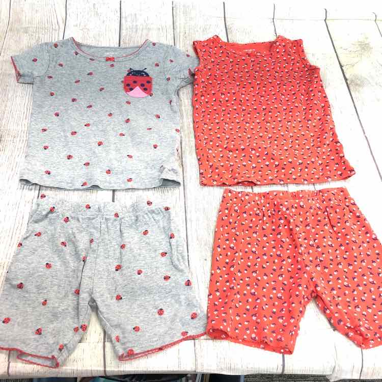 Carters Red Size 4T Girls Pajamas