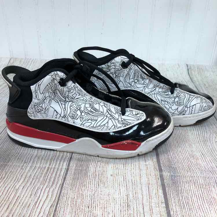 Air JordanDub Zero Fire Red Size 2.5 Boys Sneakers