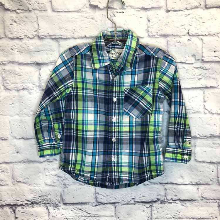 Childrens Place Plaid Size 2T Boy Polo or Button Down