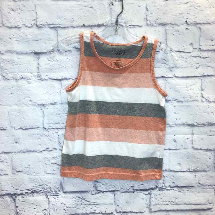 Jumping Beans Stripe Size 4T Boys Tank Top