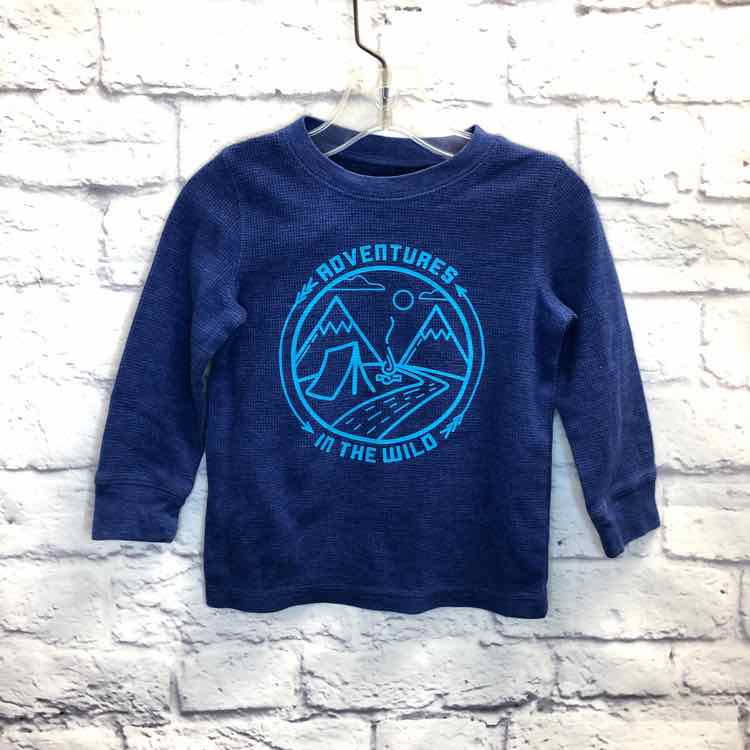 Jumping Beans Blue Size 24 Months Boys Long Sleeve Shirt