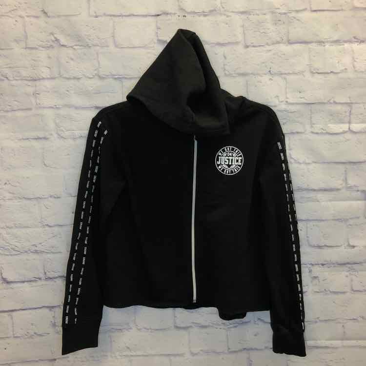 Justice Black Size 14 Girls Coat/Jacket