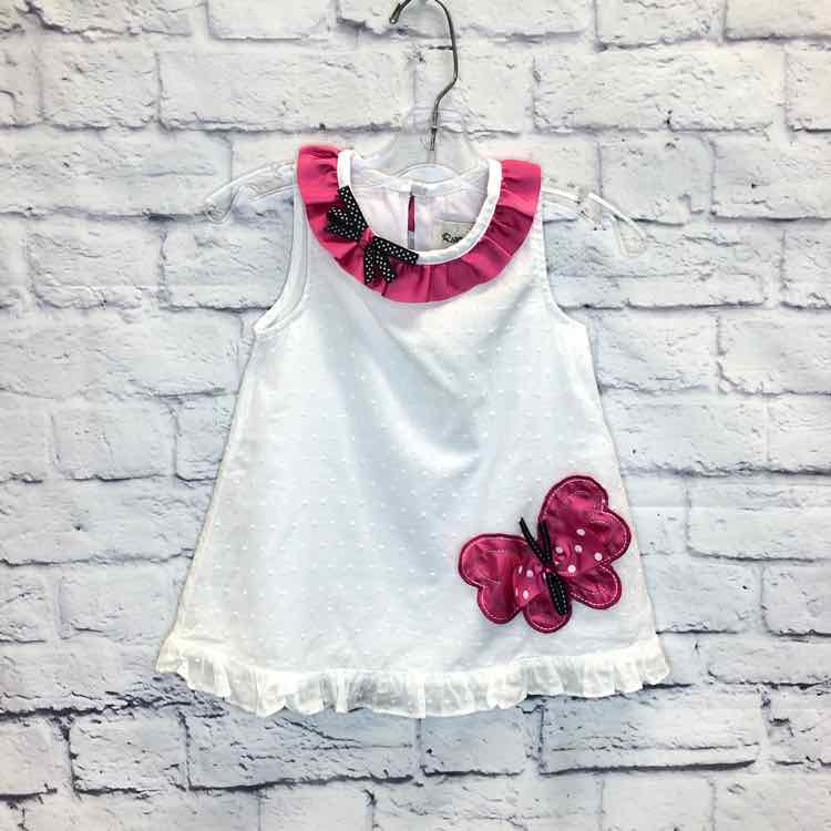 Rare Too White Size 4T Girls Tank Top