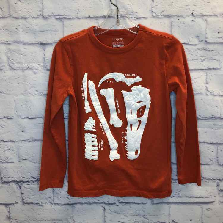 Crewcuts Orange Size 6 Long Sleeve Shirt