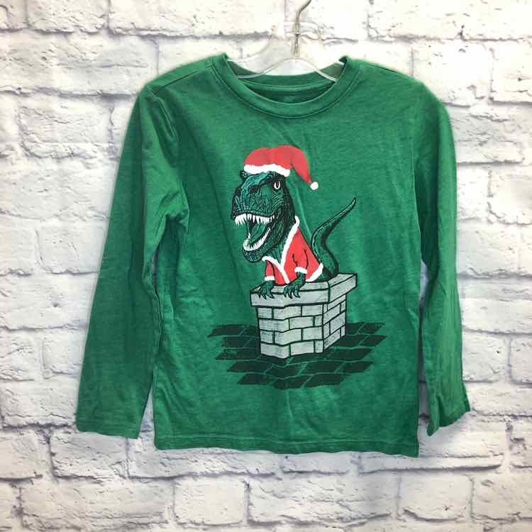 Cat & Jack Green Size 6 Boys Long Sleeve Shirt