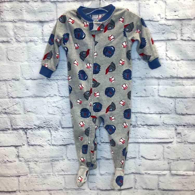 Carters Gray Size 12 Months Boys Sleeper