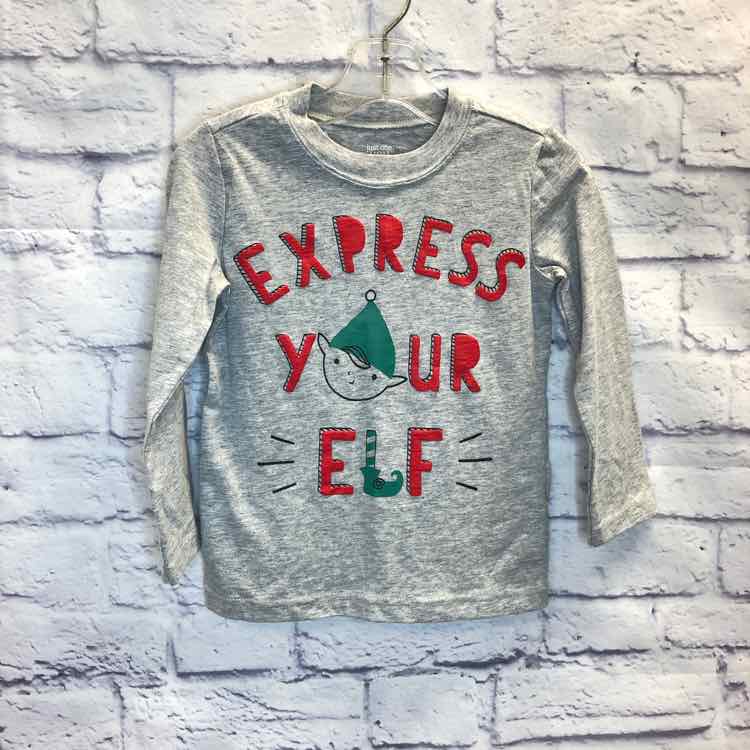 Just One You Gray Size 2T Boys Long Sleeve Shirt