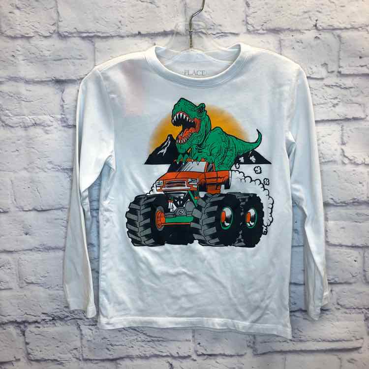 Childrens Place White Size 5 Boys Long Sleeve Shirt