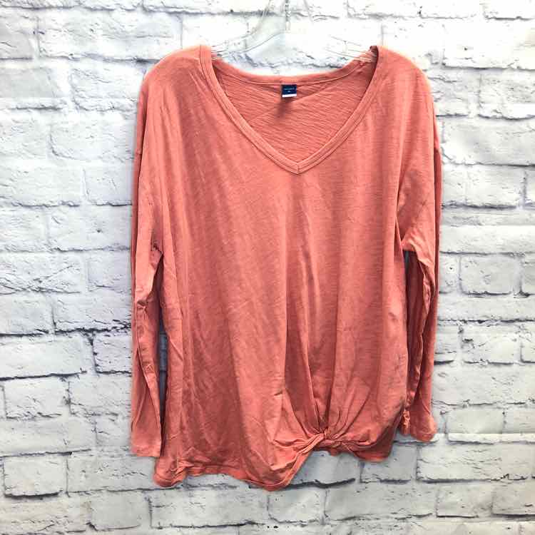 Old Navy Salmon Size XL Maternity Long Slv Top