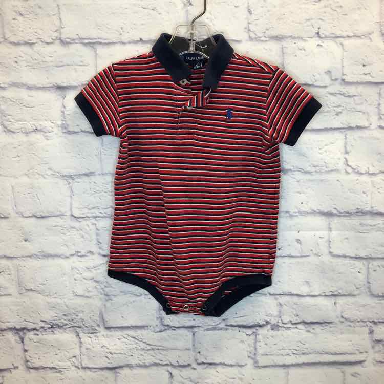 Ralph Lauren Stripe Size 12-18 months Boys Bodysuit