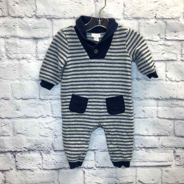 Cat & Jack Stripe Size 3-6 Months Boys Romper