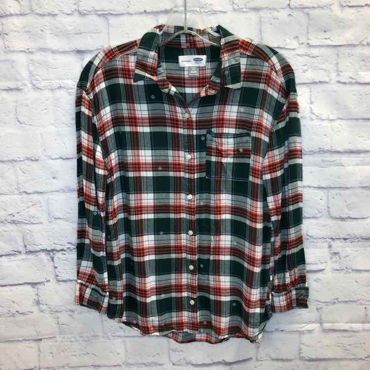 Old Navy Plaid Size 14 Girl Polo or Button Down