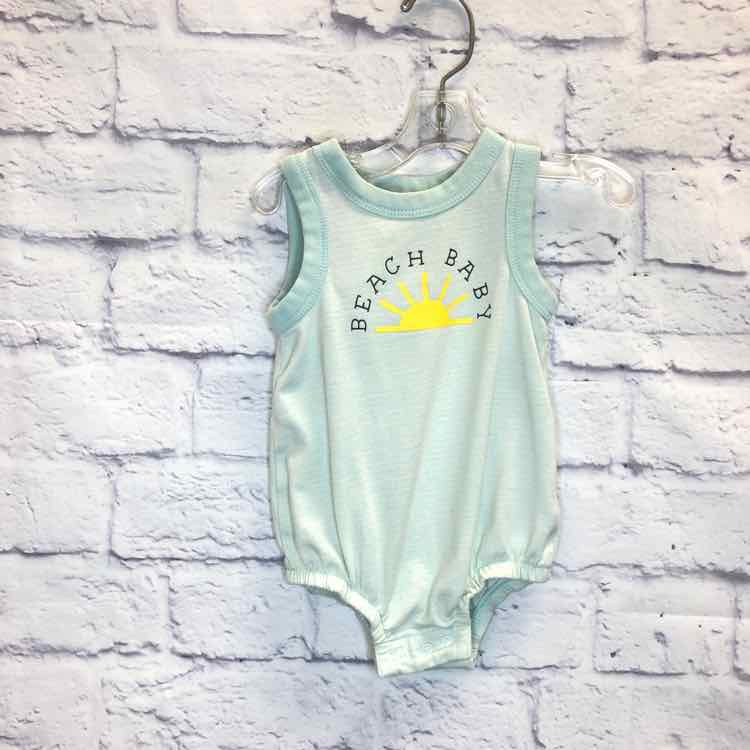 Cat & Jack Green Size 0-3 Months Boys Bodysuit