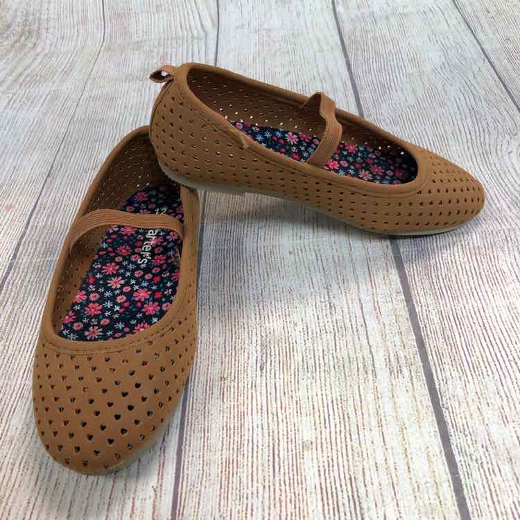 Carters Brown Size 12 Girls Dress Shoes