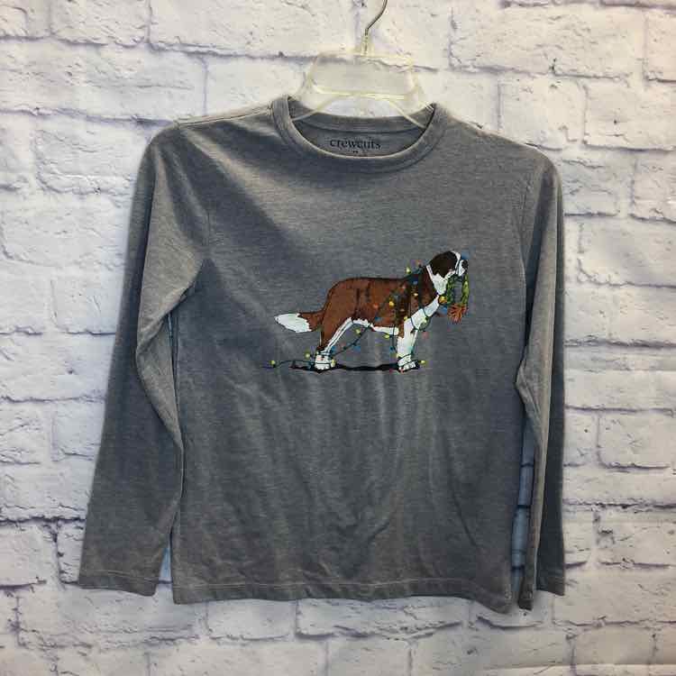 Crewcuts Gray Size 10 Boys Long Sleeve Shirt