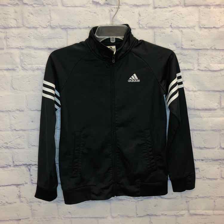 Adidas Black & White Size 10 Boys Coat/Jacket