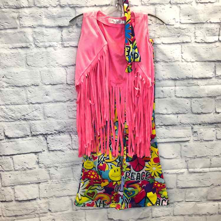 Xonyi Cos Pink Size S Hippie/Disco Halloween Costume