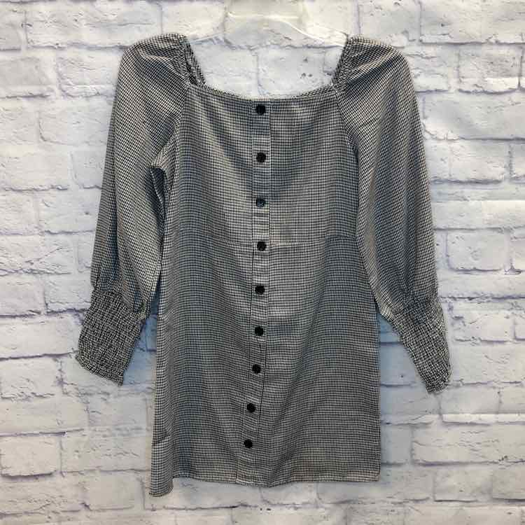 Shein Black & White Size 12 Girls Dress