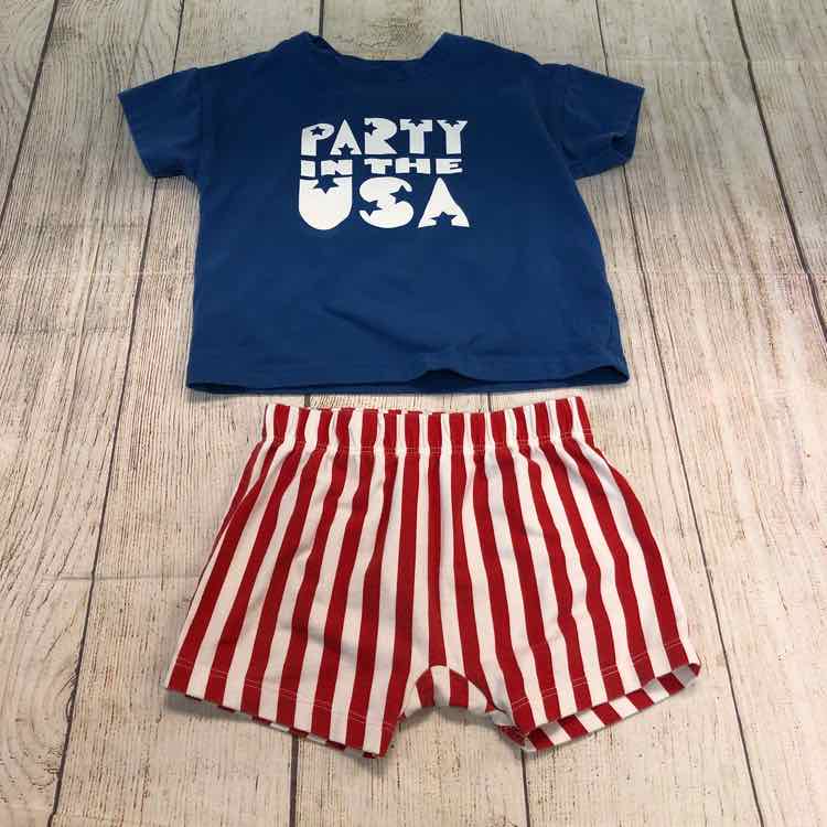 Cat & Jack RWB Size 18 Months Boys 2 Piece Outfit