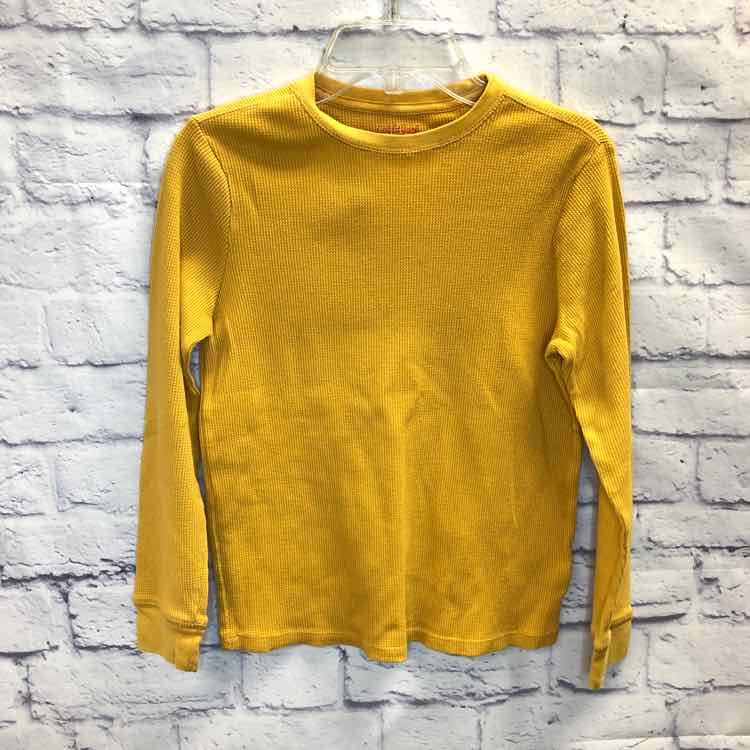 Cat & Jack Yellow Size 8 Boys Long Sleeve Shirt