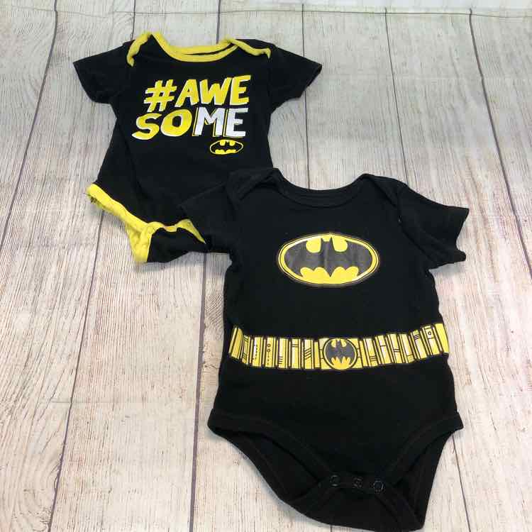 Batman Black Size 6-9 Months Boys Bodysuit