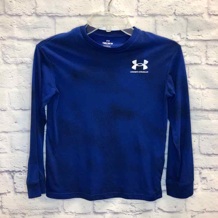Under Armour Blue Size 10 Boys Long Sleeve Shirt