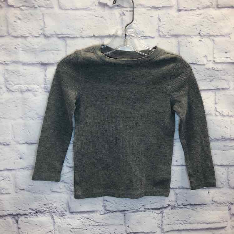 Old Navy Gray Size 4T Boys Long Sleeve Shirt