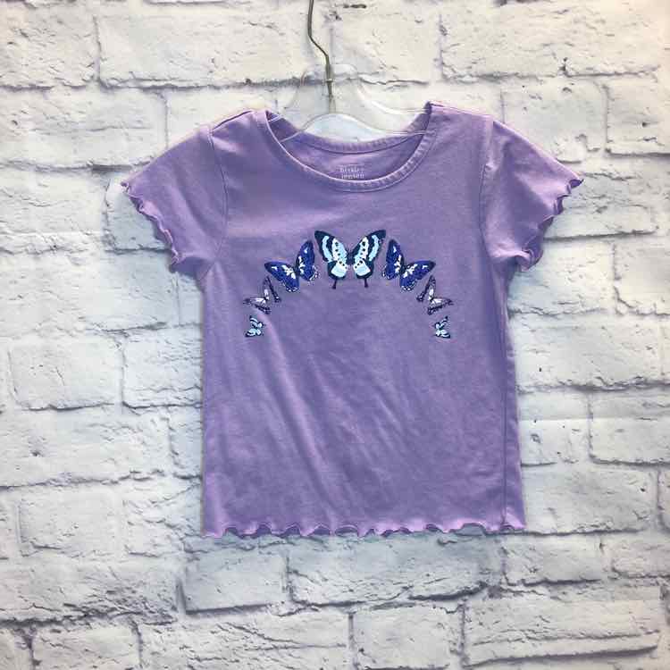 Berkley Jensen Purple Size 6 Girls Short Sleeve Shirt