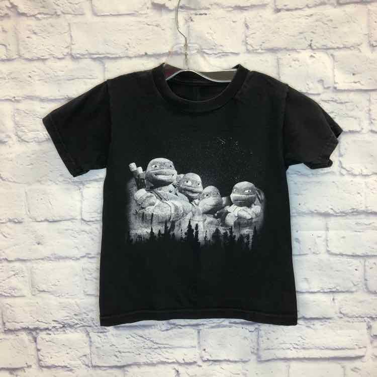 TMNT Black Size 4T Boys Short Sleeve Shirt