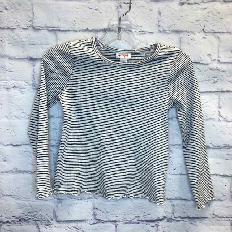 Cat & Jack Stripe Size 5 Girls Long Sleeve Shirt