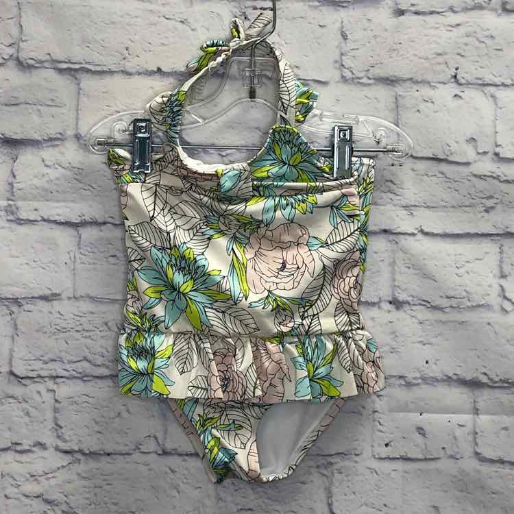 Janie & Jack Floral Size 3T Girls Swimsuit