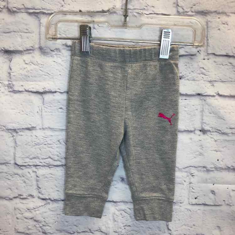 Puma Gray Size 0-3 Months Girls Sweatpants