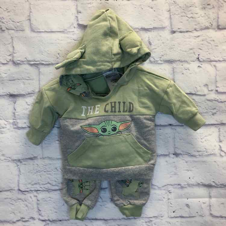 Star Wars Green Size Newborn Boys 2 Piece Outfit